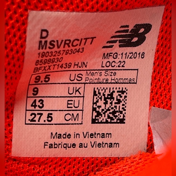 NEW New Balance VISARO 2 CTR IN Control Turf Indoor Futsal Shoes Mens Size 9.5D - Picture 12 of 15